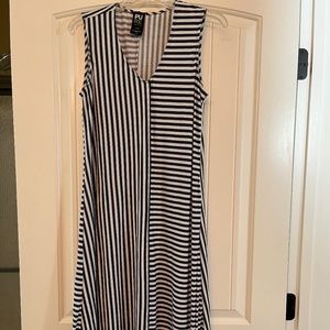PURE blue/white stripe maxi  sundress
